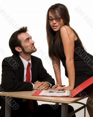 Office workers