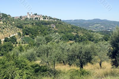 Corciano (Italy) - Panoramic view