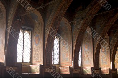 Perugia, interior of historic palace