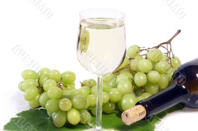 White Wine with Bottle