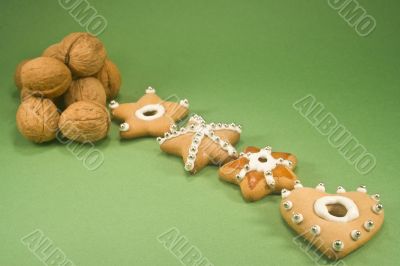 Cookies and walnuts