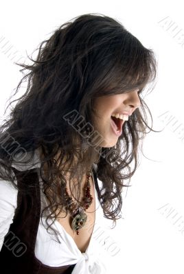 beauty shot of beautiful model