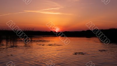 Dusk on the lake