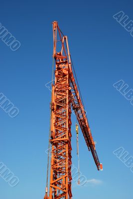 orange crane