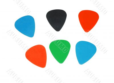 various guitar pics