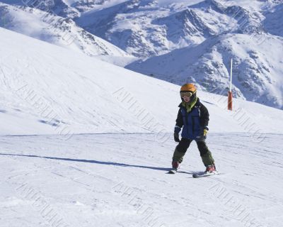 Child Ski vacation in Alpes