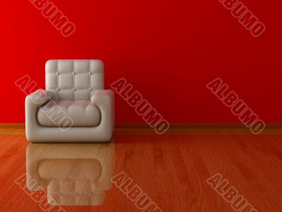 Interior of a living room. 3D image.