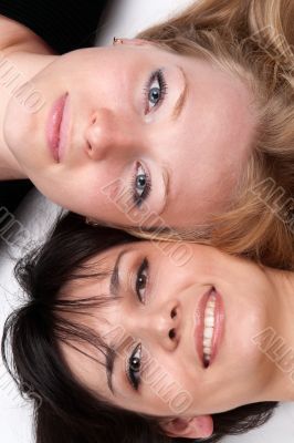 happy young women