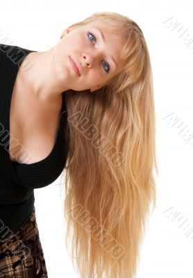 blond girl