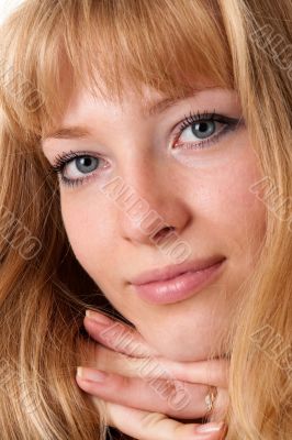 Face close up.