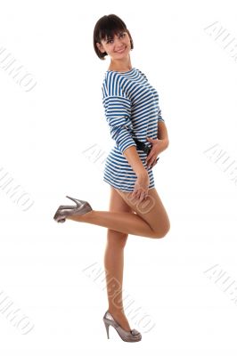 woman in frock