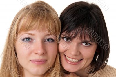 happy young women