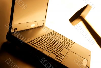 Laptop smash