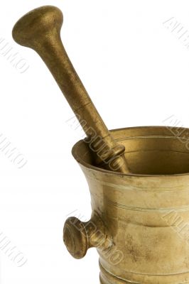 Ancient bronze mortar