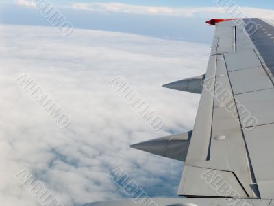 Wing of an airplane