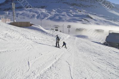 Ski vacation in Alpes