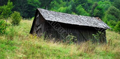 wooden barn