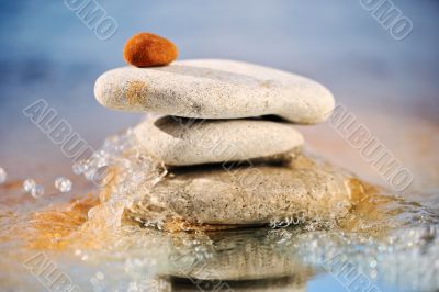 Small red stone