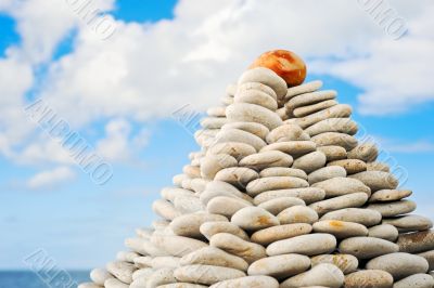 Pyramid from stones