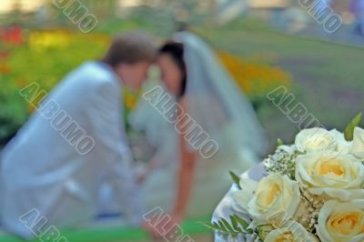 Wedding  bunch of flowers