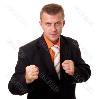 Boxing businessman