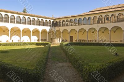 Perugia - Gothic cloister of San Domenico church