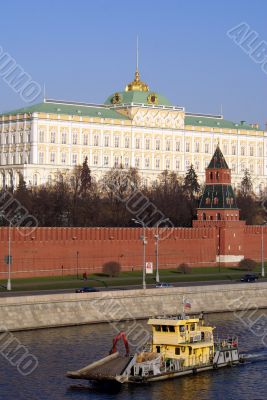 Boat and palace