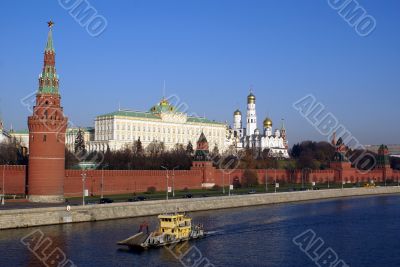 Kremlin and boat