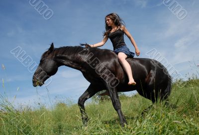 riding girl