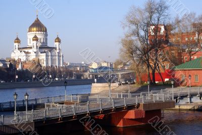 River and cathedral