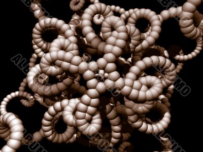 abstract worm