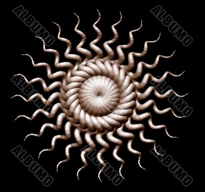 abstract sun