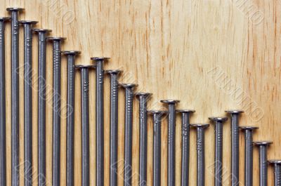 Declining Graph of Nails