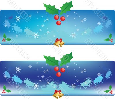 Christmas and New Year banner