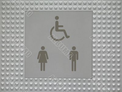 washroom sign