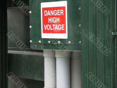 high voltage sign
