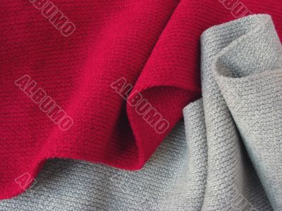 red and grey