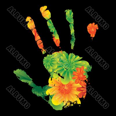 floral hand