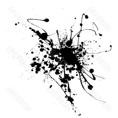 spider ink splat
