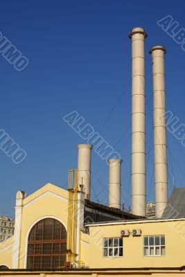 Station with pipe