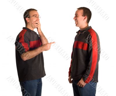 Pointing And Laughing