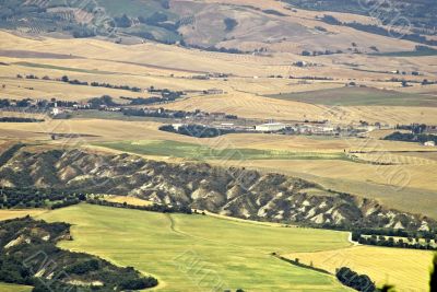 Landscape in Val d`Orcia (Tuscany)