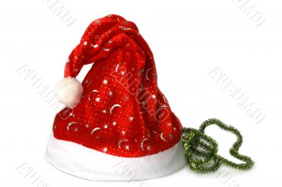 Santa`s red hat