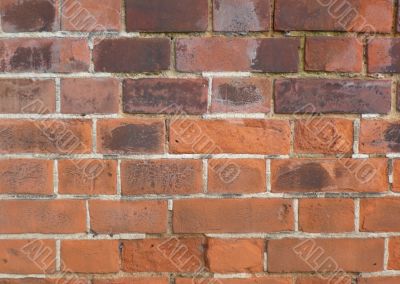 red brick wall