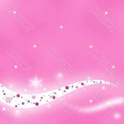 Pink cristmas background