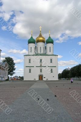 Old orthodox cathedral in Russia