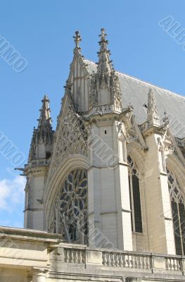 Royal chapel in Vincennes castle near Paris