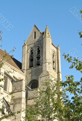 High bell tower in french province