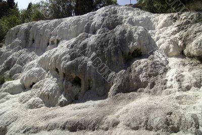 Falls of salt in Tuscany