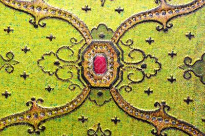 arabic green ornament